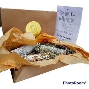 SMUDGING SET WITH INSTRUCTIONS